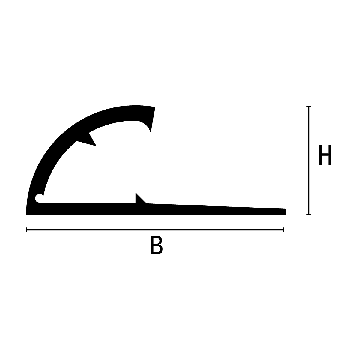 Profile de aluminiu pentru efect shadow gap fara LED în design interior si arhitectura pentru tavan.