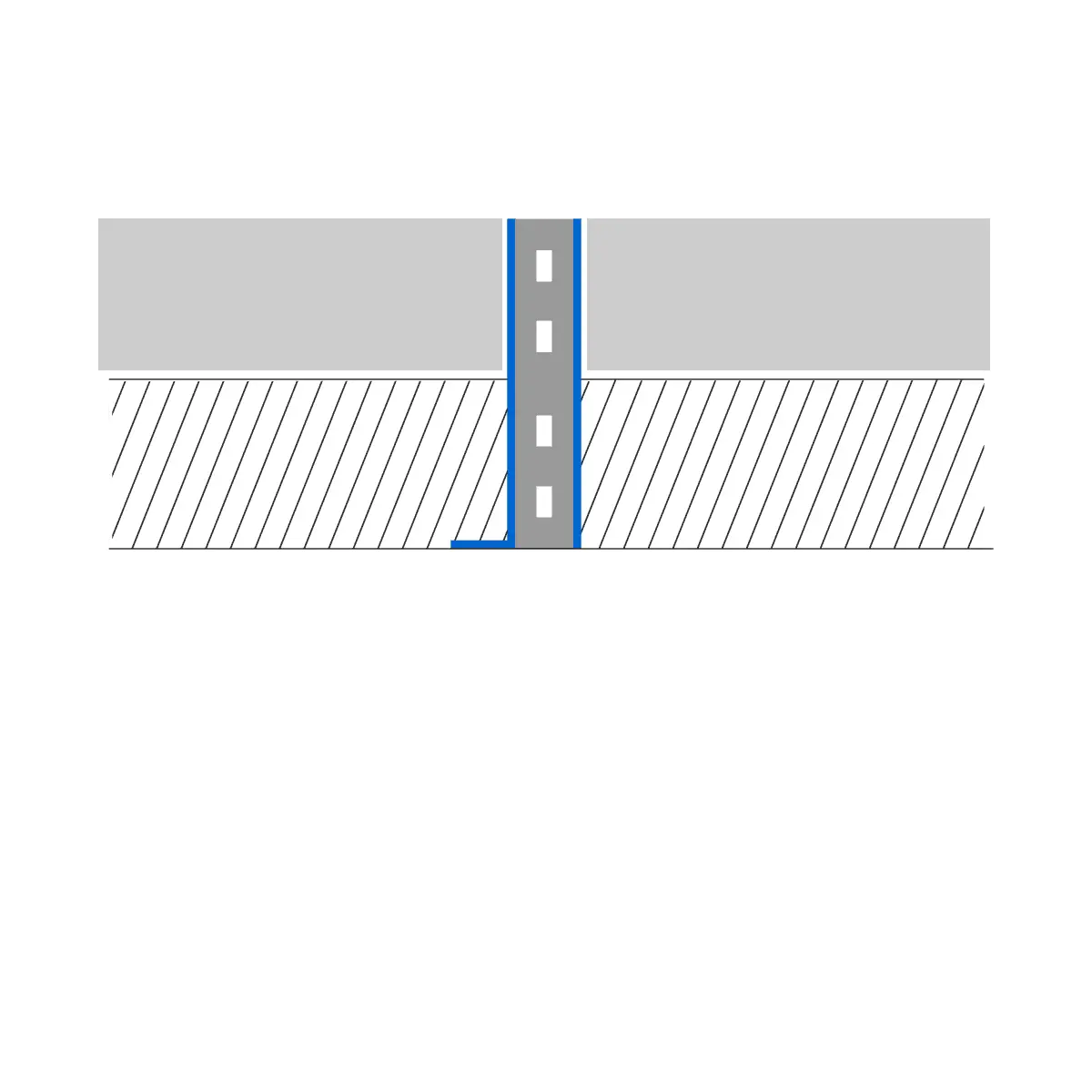 Profile de aluminiu pentru efect shadow gap fara LED în design interior si arhitectura pentru tavan.