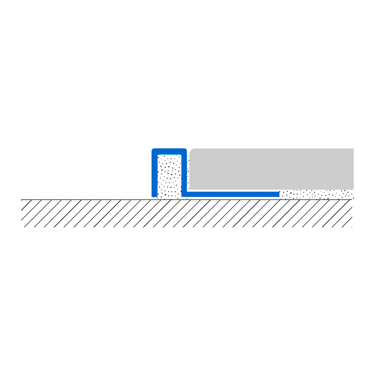 Profile de aluminiu pentru efect shadow gap fara LED în design interior si arhitectura pentru tavan.