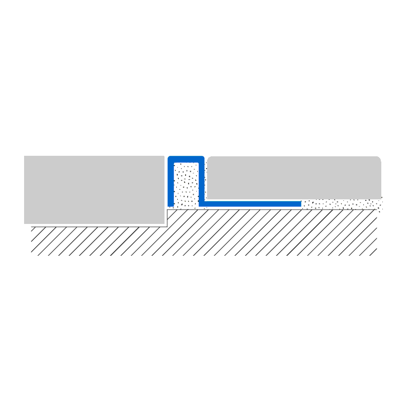 Profile de aluminiu pentru efect shadow gap fara LED în design interior si arhitectura pentru tavan.