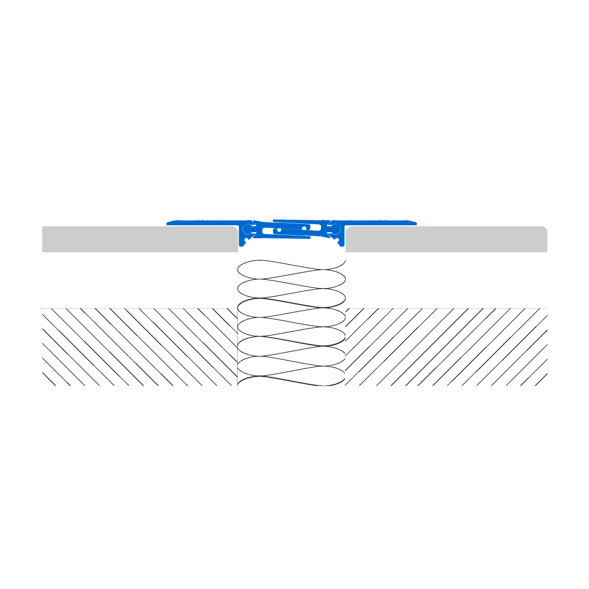 Profile de aluminiu pentru efect shadow gap fara LED în design interior si arhitectura pentru tavan.