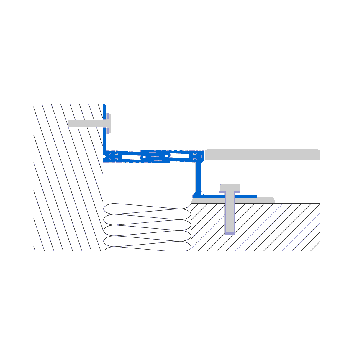 Profile de aluminiu pentru efect shadow gap fara LED în design interior si arhitectura pentru tavan.