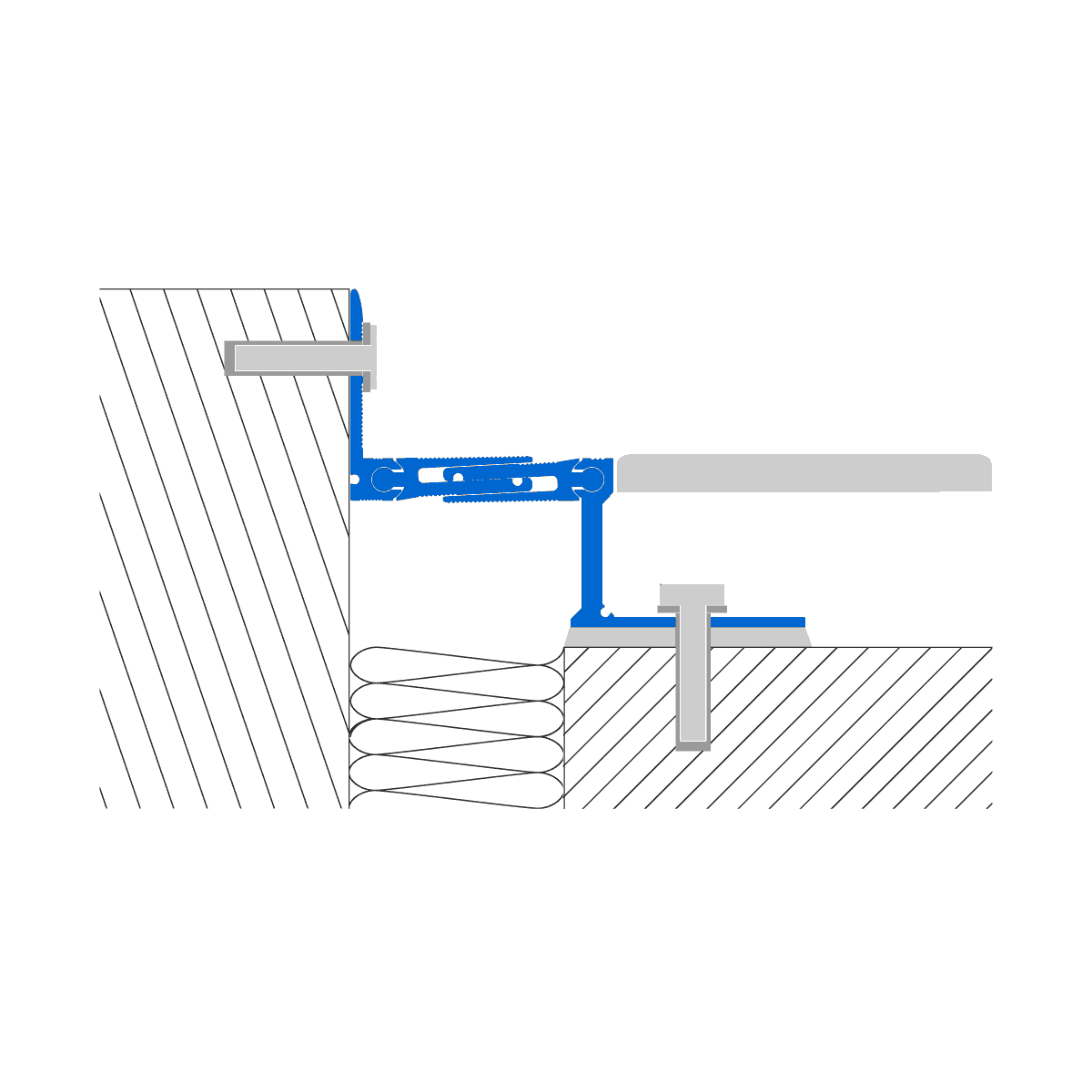 Profile de aluminiu pentru efect shadow gap fara LED în design interior si arhitectura pentru tavan.