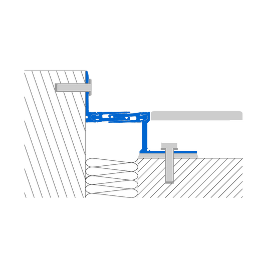 Profile de aluminiu pentru efect shadow gap fara LED în design interior si arhitectura pentru tavan.