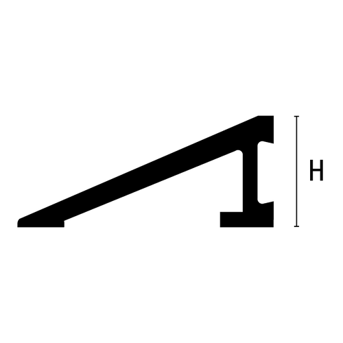 Profile de aluminiu pentru efect shadow gap fara LED în design interior si arhitectura pentru tavan.