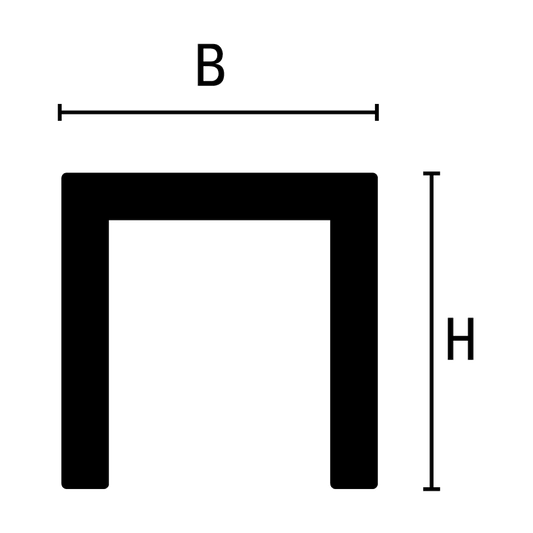 Profile de aluminiu pentru efect shadow gap fara LED în design interior si arhitectura pentru tavan.