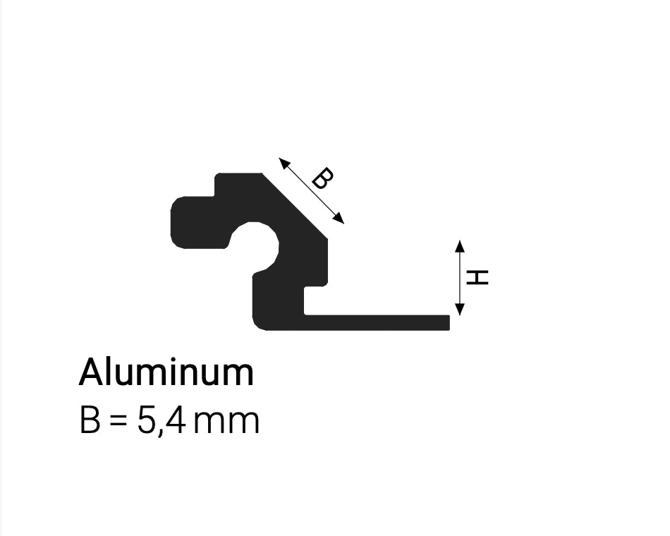 Profile de aluminiu pentru efect shadow gap fara LED în design interior si arhitectura pentru tavan.