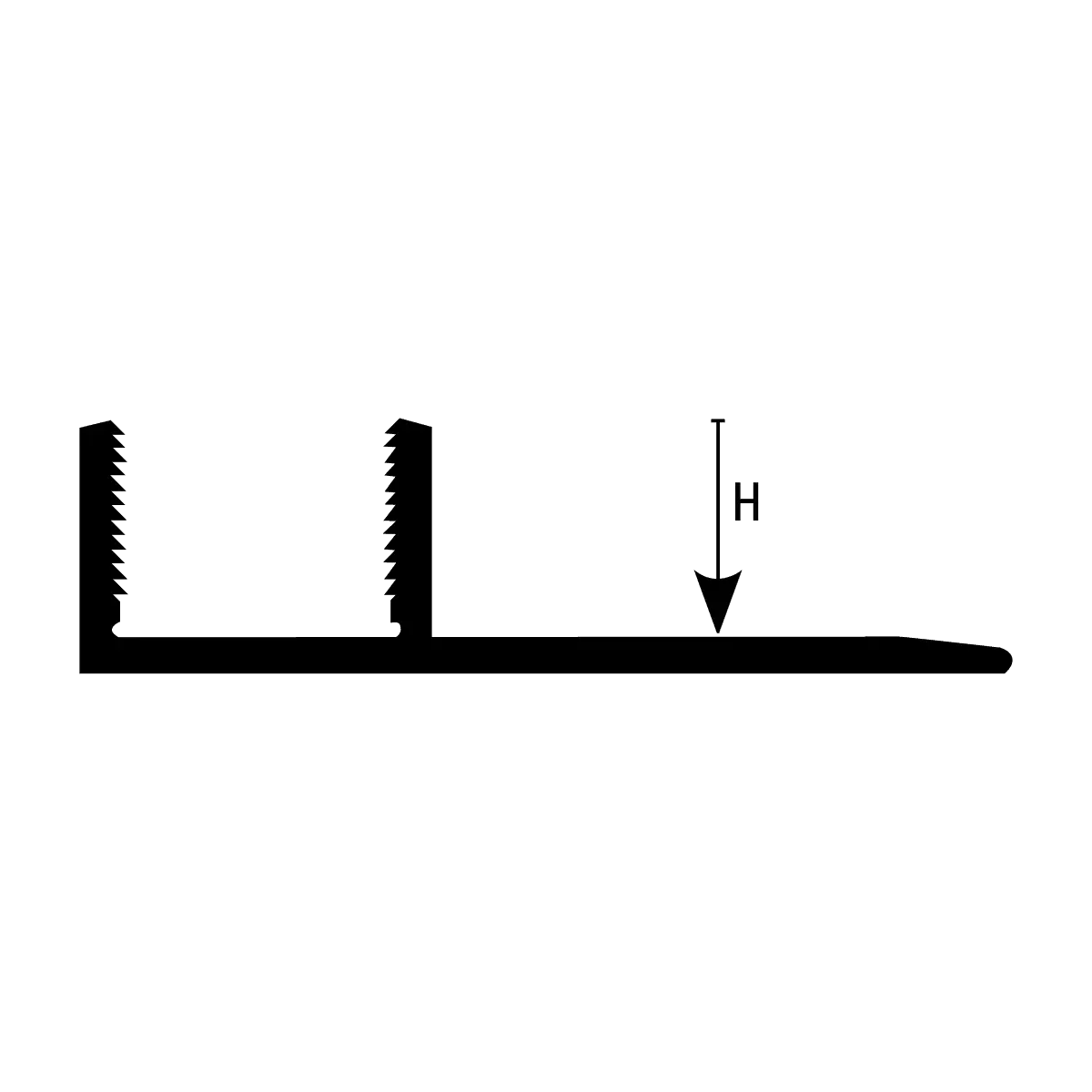 Profile de aluminiu pentru efect shadow gap fara LED în design interior si arhitectura pentru tavan.