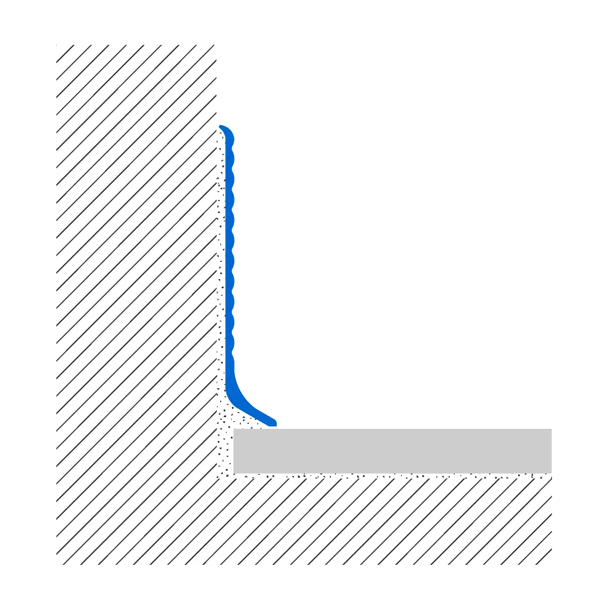 Profile de aluminiu pentru efect shadow gap fara LED în design interior si arhitectura pentru tavan.