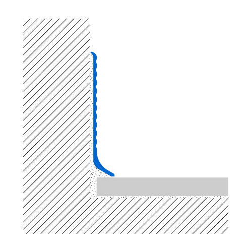 Profile de aluminiu pentru efect shadow gap fara LED în design interior si arhitectura pentru tavan.