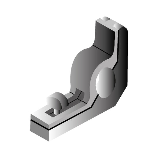 Element hinge de fixare profil TUBE, din alama pentru runners TTO