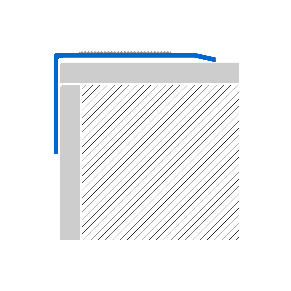 Profile de aluminiu pentru efect shadow gap fara LED în design interior si arhitectura pentru tavan.