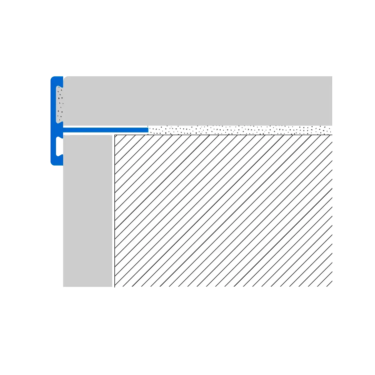 Profile de aluminiu pentru efect shadow gap fara LED în design interior si arhitectura pentru tavan.