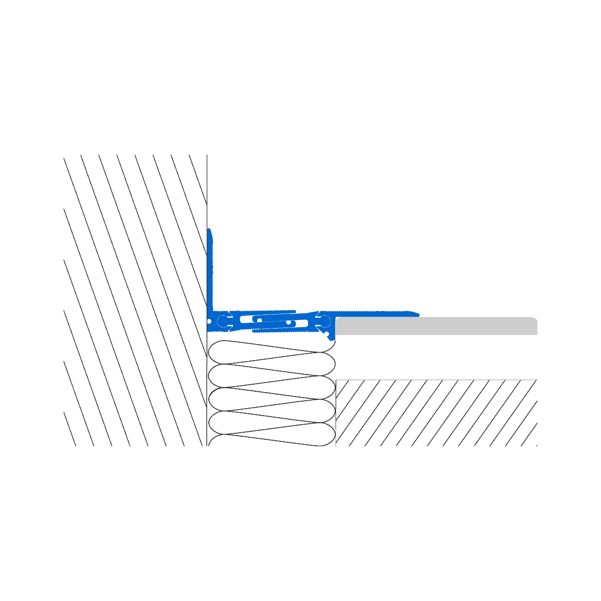 Profile de aluminiu pentru efect shadow gap fara LED în design interior si arhitectura pentru tavan.