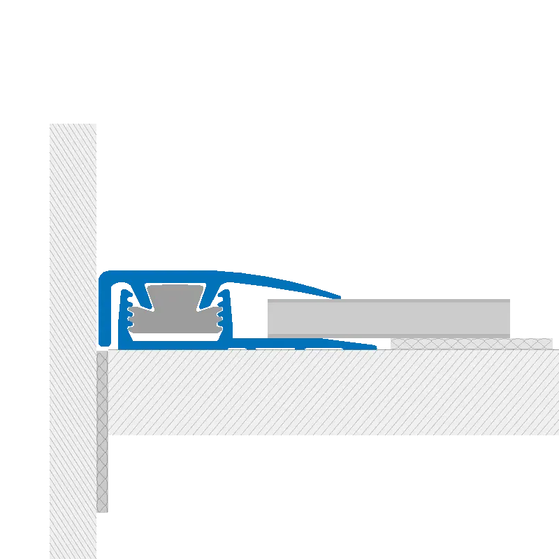 Profile de aluminiu pentru efect shadow gap fara LED în design interior si arhitectura pentru tavan.