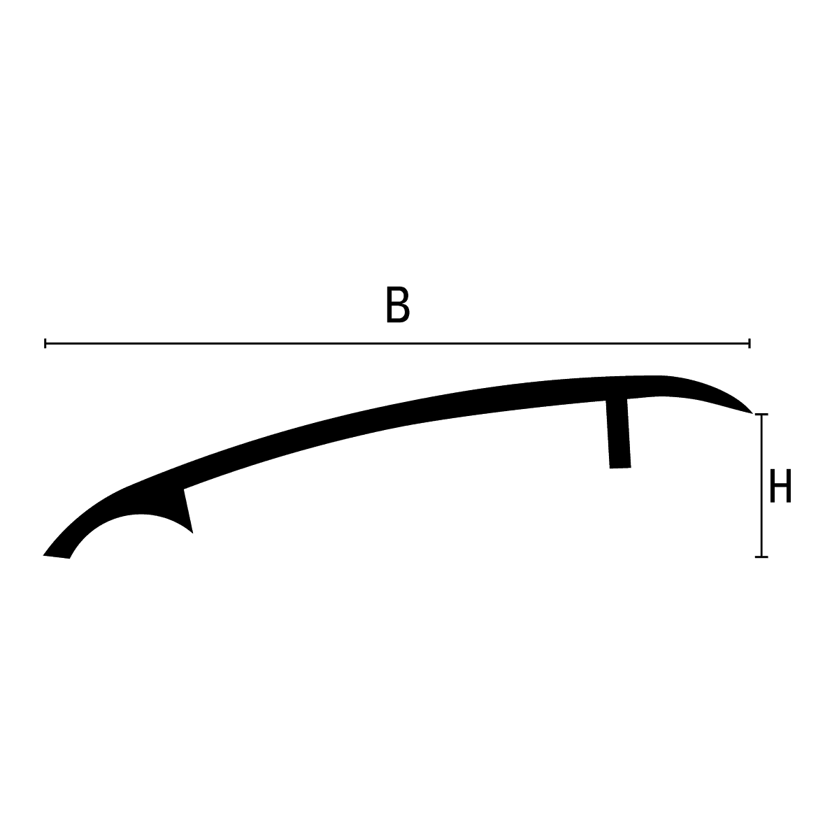 Profile de aluminiu pentru efect shadow gap fara LED în design interior si arhitectura pentru tavan.