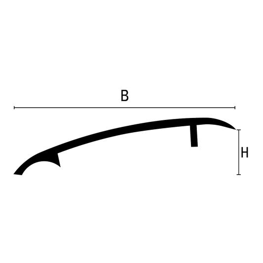 Profile de aluminiu pentru efect shadow gap fara LED în design interior si arhitectura pentru tavan.