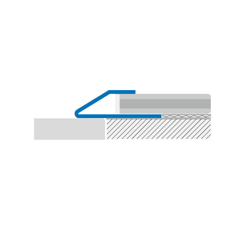 Profile de aluminiu pentru efect shadow gap fara LED în design interior si arhitectura pentru tavan.